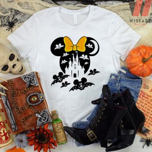 Cheap Mickey Bat With Minnie Mouse Disney Halloween Shirt