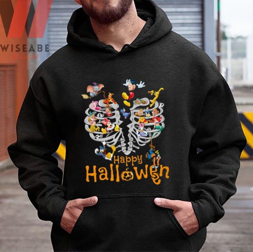 Unique Disney Characters  In Your Heart Disney Halloween Sweatshirt