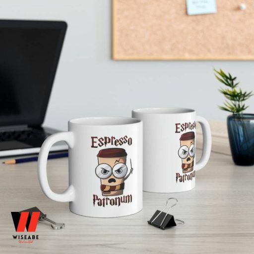 Wizard Harry Potter Espresso Patronum Gryffindor Mug, Harry Potter Gryffindor Gifts