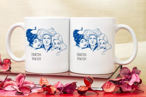 Unique Drawing Art Three Sanderson Sisters Witches Halloween Hocus Pocus Coffee Mug