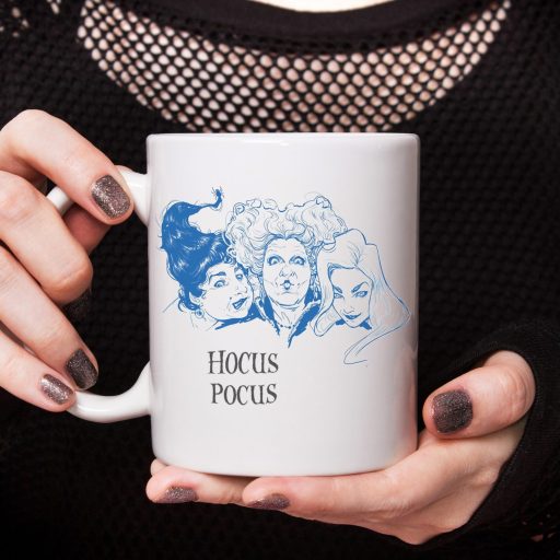 Drawing Art Three Sanderson Sisters Witches Halloween Hocus Pocus Coffee Mug