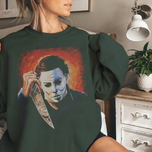 Horror Halloween Killer Character Movie Michael Myers Hoodie