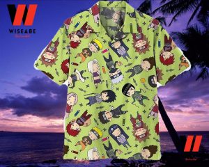 Cheap Naruto Characters Hawaiian Shirt