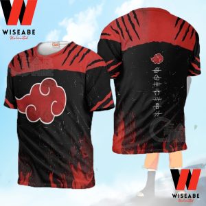 Cheap Akatsuki Cloud Naruto Anime T Shirt