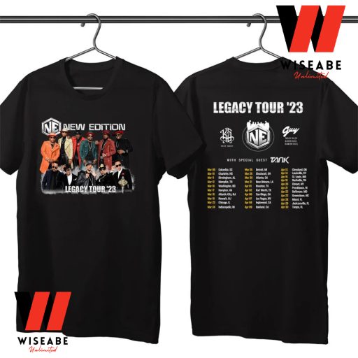 Music Band New Edition Legacy Tour T Shirt