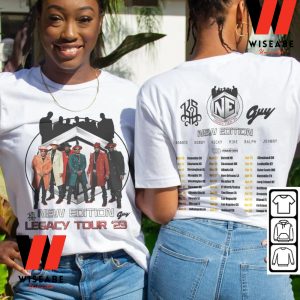 Unique Music Band New Edition Legacy Tour 2023 T Shirt