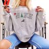 Santa Hat Xmas Tree Reindeer Nike Christmas Sweatshirt