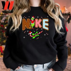 Cheap Grinch Santa Xmas Candy Nike Christmas Hoodie