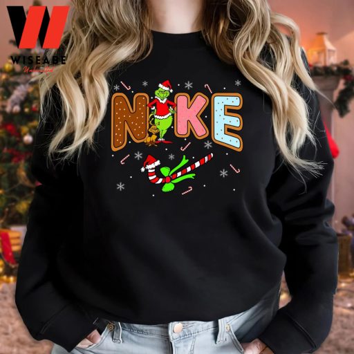 Cheap Frozen Grinch Santa Nike Christmas Hoodie, Family Christmas Sweatshirts