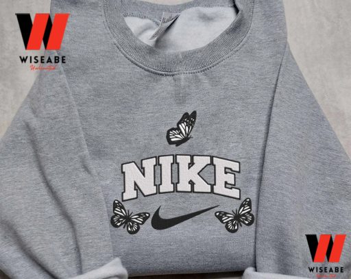 Cheap Embroidered Butterfly Nike Logo Sweatshirt