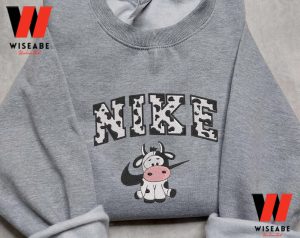 Vintage Cow Nike Embroidered Crewneck Sweatshirt