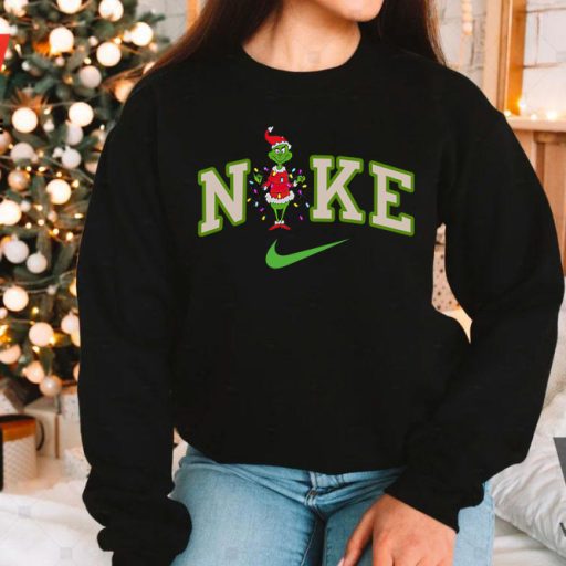 Cheap Nike Dr Sessus Grinch Christmas Crewneck Sweatshirt