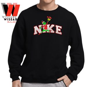 Cheap Embroidered Nike Grinch Green Christmas Sweatshirt