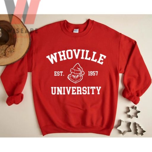 Hot Christmas Whoville EST 1957 University The Grinch Sweatshirt