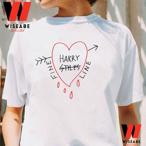 Cheap Harry Styles Fine Line Logo Heart T Shirt