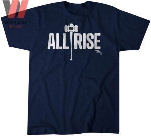 Cheap NY Yankees Professional Baseball Outfielder All Rise Aaron Judge Double Side T Shirt