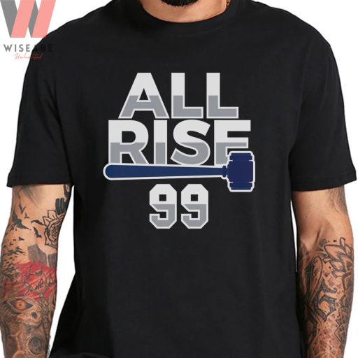 Cheap New York Yankees Baseball Number 99 All Rise Aaron Judge T Shirt