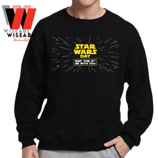 Vintage Star Wars Day May The 4th Be With You T Shirt, Star Wars Merchandise For Adults