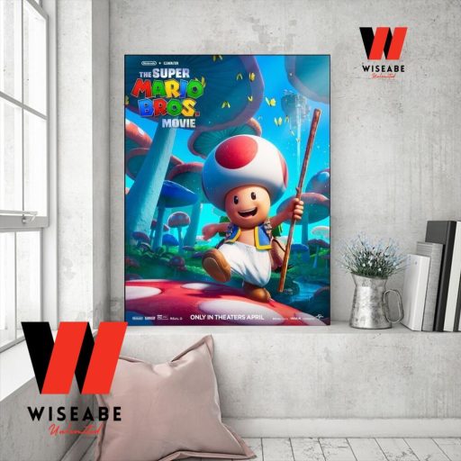 Cheap The Super Mario Bros Movie Toad Poster