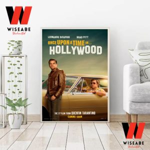 Leona Dicaprio And Brad Pitt Once Upon A Time In Hollywood Poster 