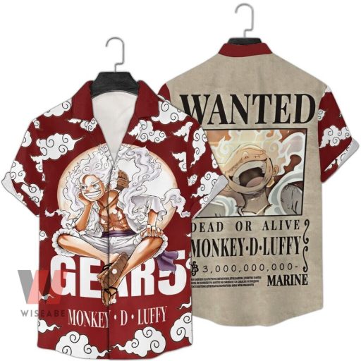 Cheap Monkey D Luffy Gear 5 Nika Joy Boy One Piece Hawaiian Shirt, One Piece Button Up Shirt