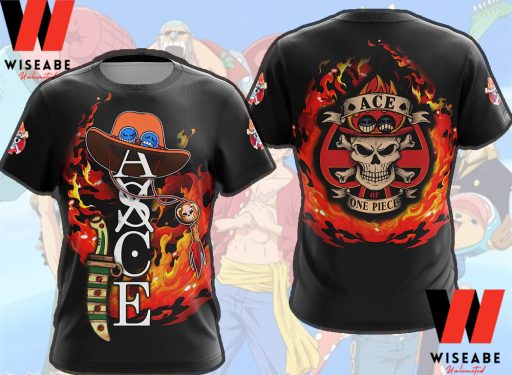 Hot One Piece Portgas D Ace Shirt , One Piece Merchandise