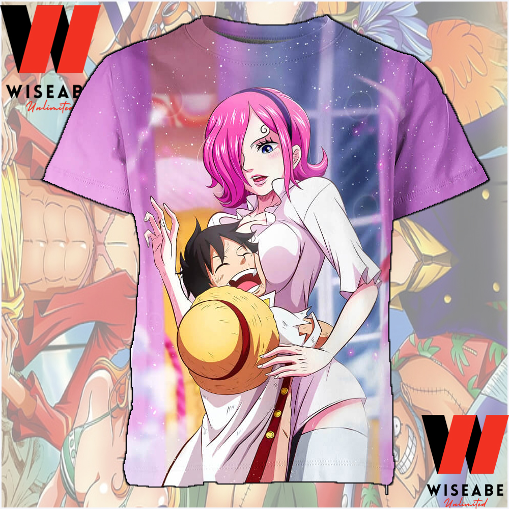 Luffy And Vinsmoke Reiju One Piece Anime Shirt, One Piece