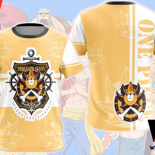 Cheap One Piece Thousand Sunny 3D Shirt, One Piece Anime Gifts For Him