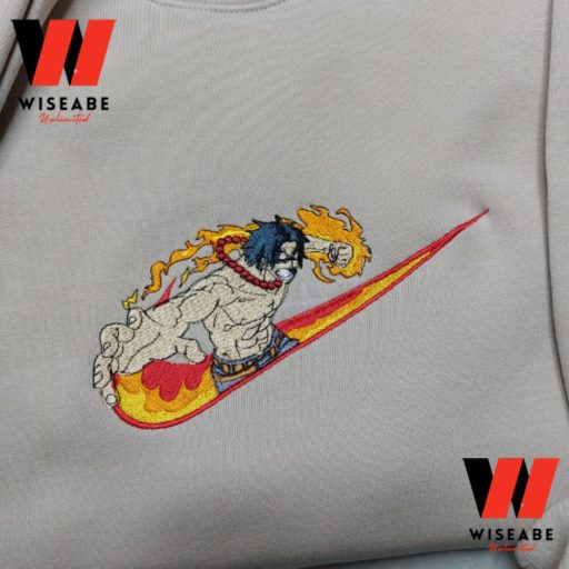 Embroidered ACE One Piece Anime Sweatshirt