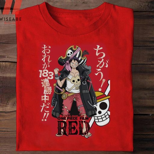 New Luffy Captain At One Piece Film Red Shirt, One Piece Merchandise