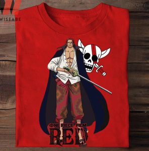 Cheap Red Haired Shanks One Piece Film Red Shirt 