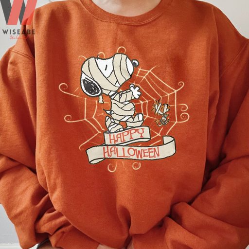 Unique Peanuts Mummy Costume By Snoopy Halloween Sweatshirt