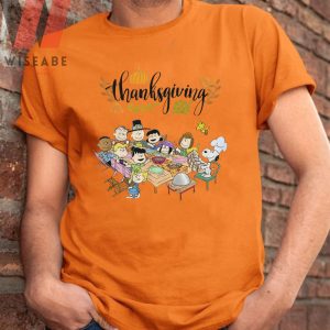 Peanuts New York Giants Football Happy Thanksgiving T-Shirt - TeeNavi