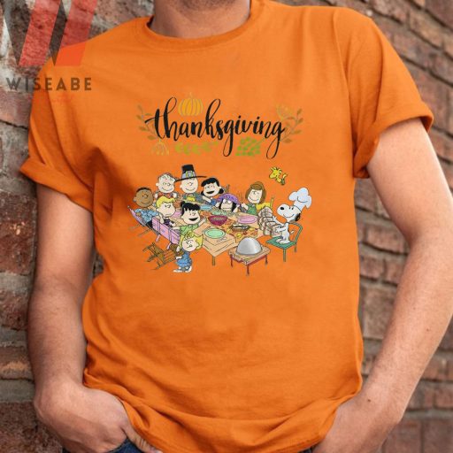 Cute Thanksgiving Dinner With Peanuts Thanksgiving T Shirt