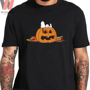 Unique Snoopy Lying On Pumpkin  Peanuts Halloween Shirt