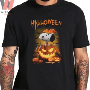 Unique Snoopy Costume Pumpkin Peanuts Halloween Shirt