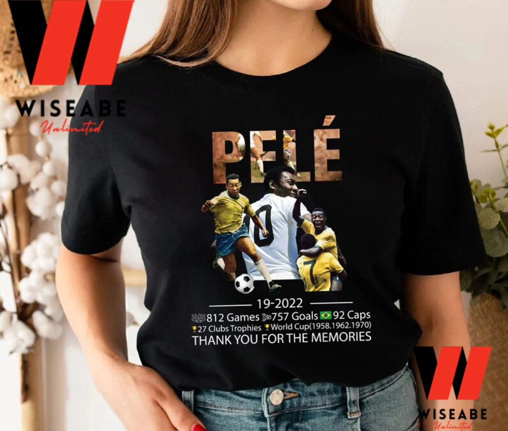 Pelé 10 Brazil The Football Legend Retro Men Jersey - Praise To Heaven