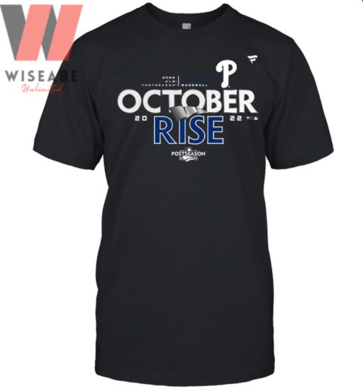 Cheap MLB Baseball Team Philadelphia Phillies October Rise T Shirt