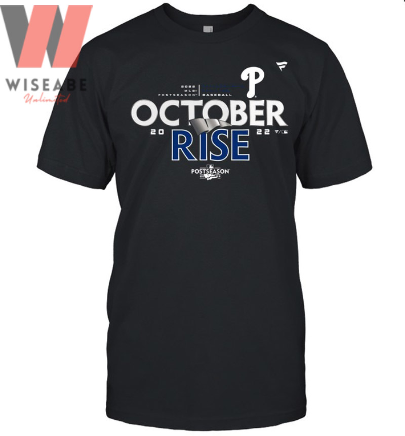 Cheap Mlb Baseball Team Philadelphia Phillies October Rise T Shirt