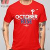 Cheap MLB Baseball Team Philadelphia Phillies October Rise T Shirt