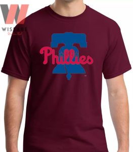 Unique MLB Philadelphia Baseball Team Maroon Phillies Shirt