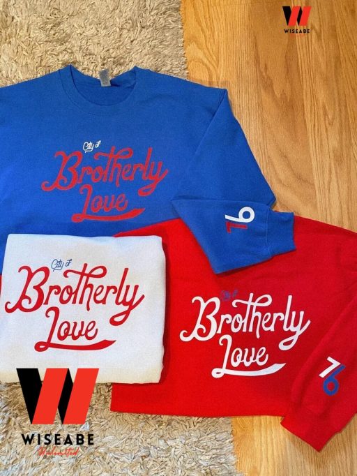 Retro City of Brotherly Love Philadelphia 76ers Sweatshirt, Unique Gift For Your Dad