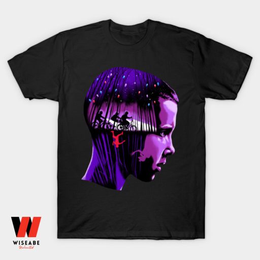 Art Eleven Head Stranger Things Graphic Tee, Cheap Stranger Things Merch