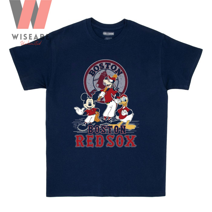 Cheap MLB Disney And Logo Boston Red Sox Shirt - Wiseabe Apparels