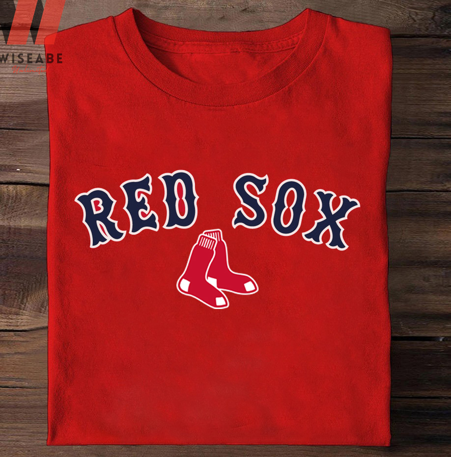 Unique Boston Red Sox Baseball Logo Red Redsox Shirt - Wiseabe