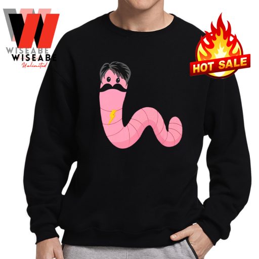 Funny Pink Worm With A Mustache Tom Sandoval T Shirt, Tom Sandoval T Shirt Comment