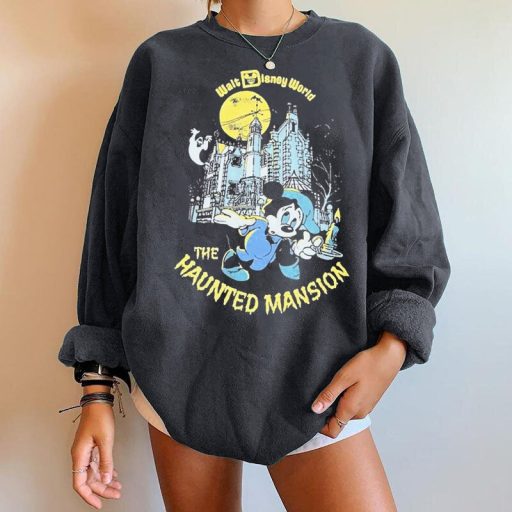 Mickey Mouse The Haunted Mansion Disney Halloween Sweatshirt