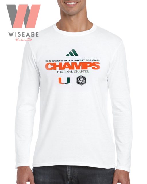 Cheap NCAA 2023 Basketball Tournament Miami Hurricanes Final Four Shirt