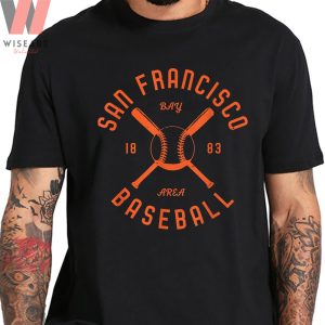  Cheap San Francisco Bay Area Baseball Giants Baseball Shirt