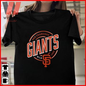 San Francisco Giants MLB Black Orange Jersey with Sewn Dynasty Letters L